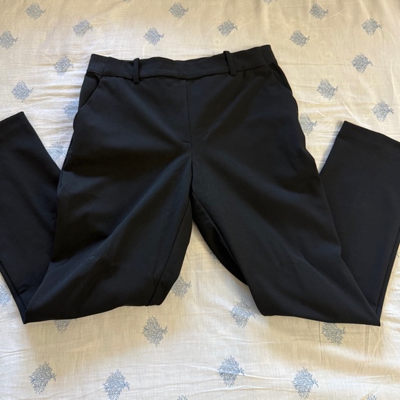 H&M Black Trousers with Belt Loops and Flat Front - Picture 7 of 7